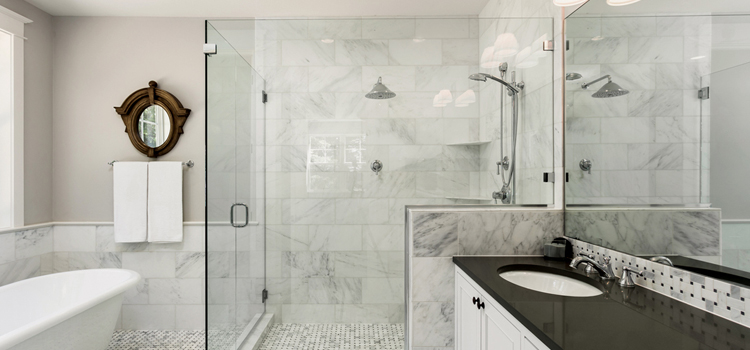 bathroom shower door installation in Fruit Cove