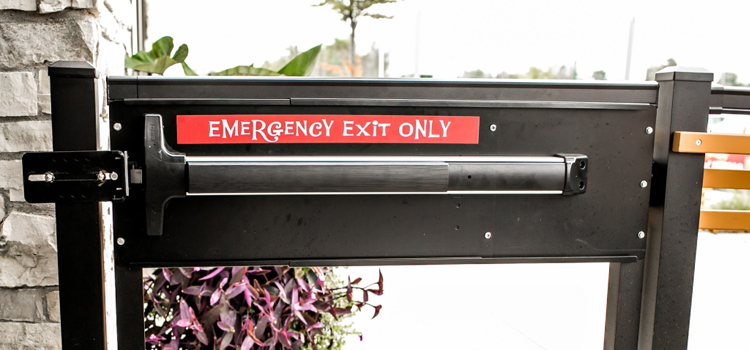 emergency push bar installation in Fruit Cove